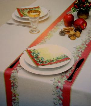 190 Christmas Flowers - 3-ply (red) - Ihr